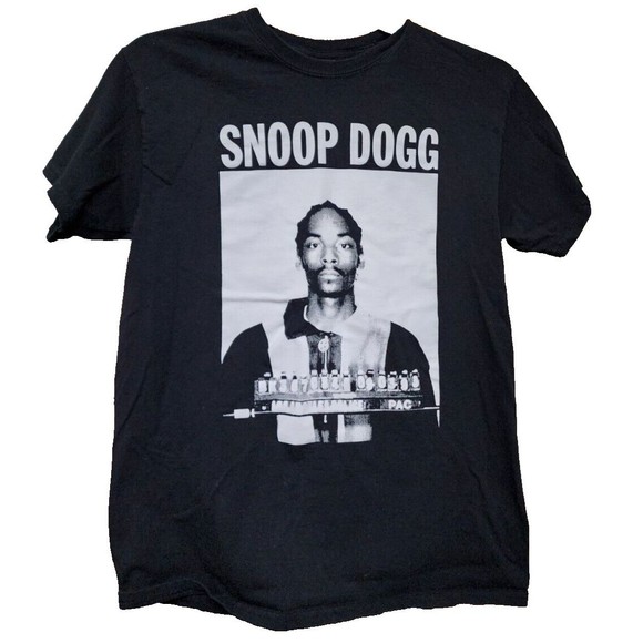 Other - Snoop Dogg Summer Tour 2016 Black Mug Shot T-Shirt Size Medium Rap Band